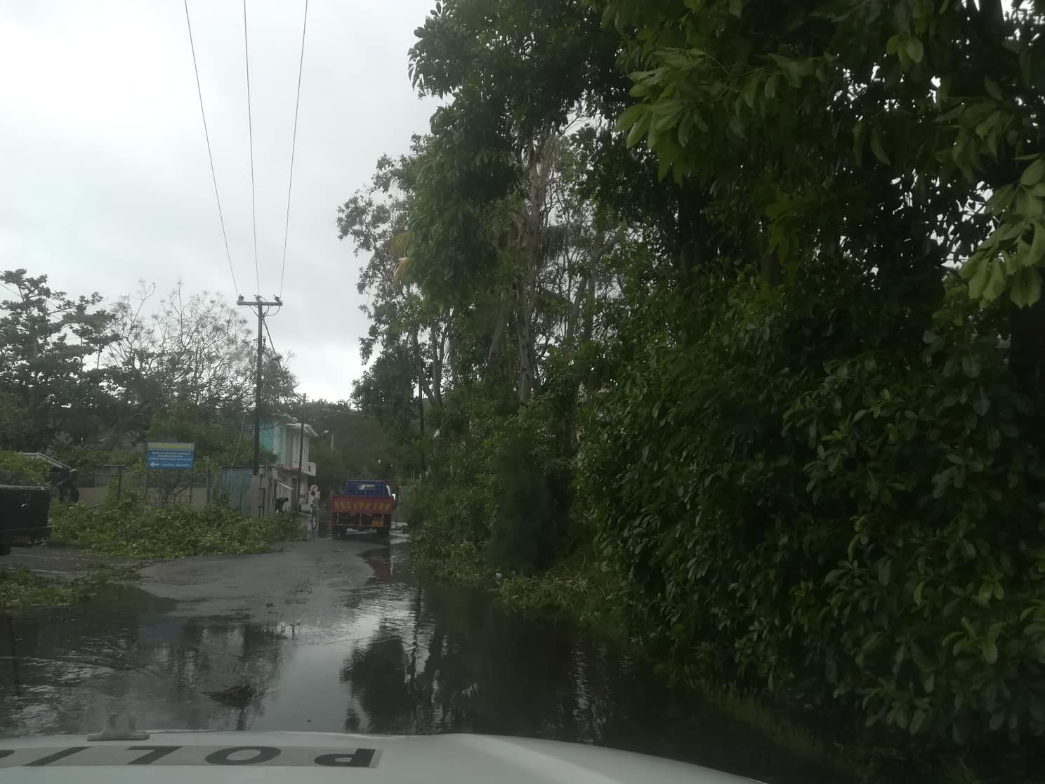 Rodrigues: le cyclone intense JOANINHA s'éloigne, quelques photos sur place ce matin
