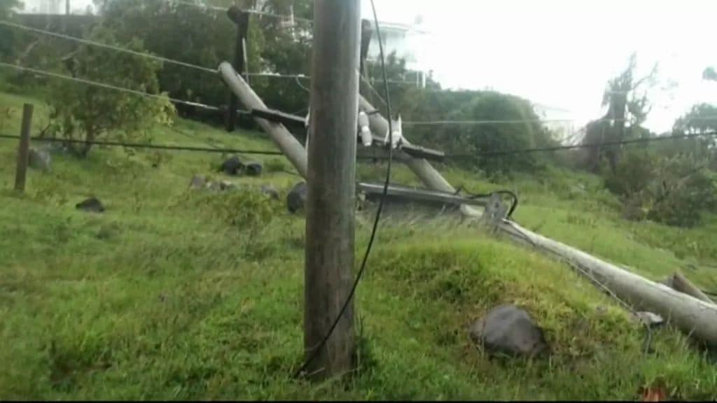 Rodrigues: le cyclone intense JOANINHA s'éloigne, quelques photos sur place ce matin