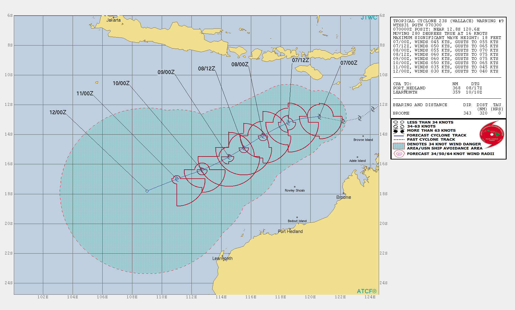 WARNING 9/JTWC