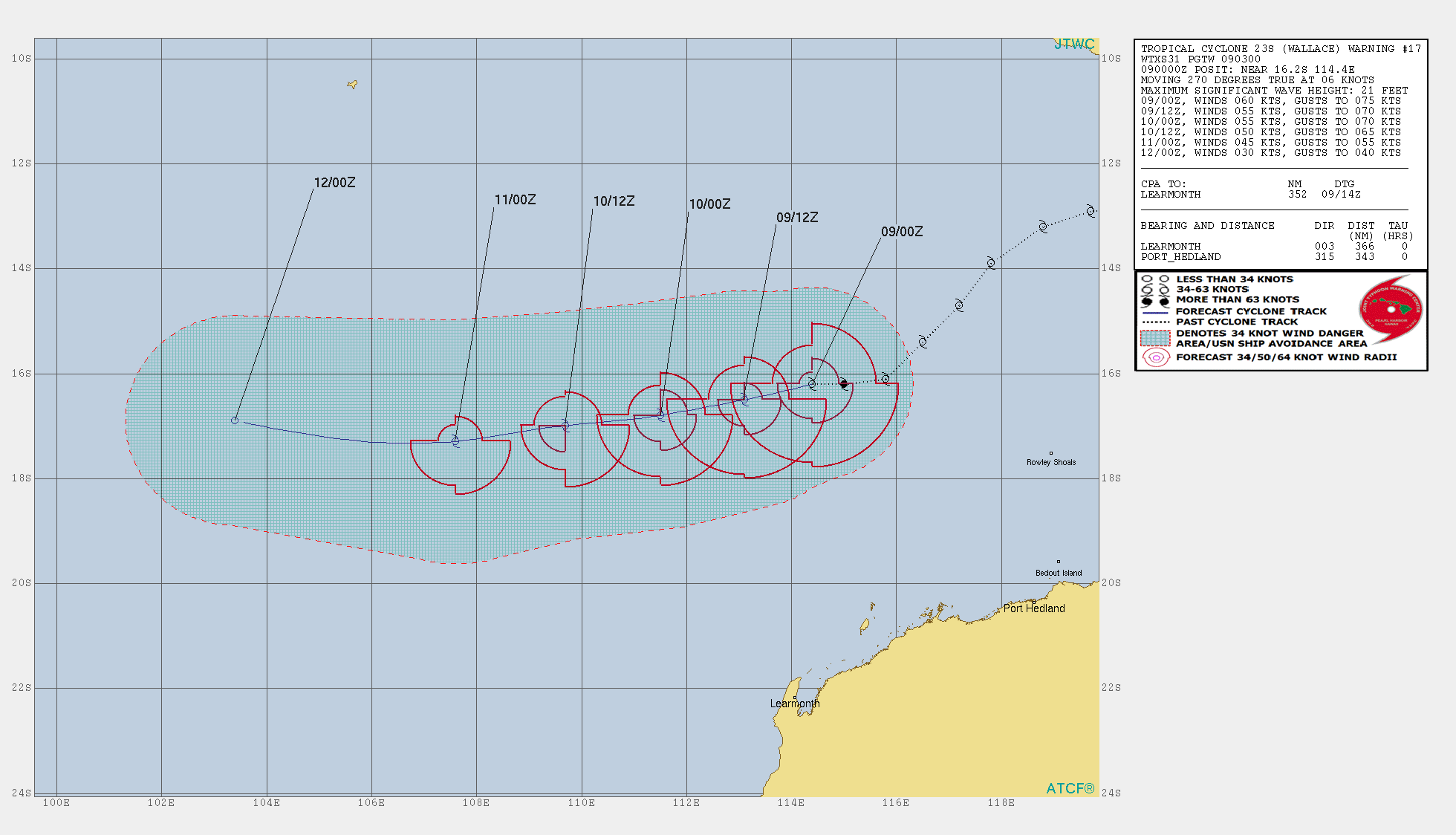 WARNING 17/JTWC