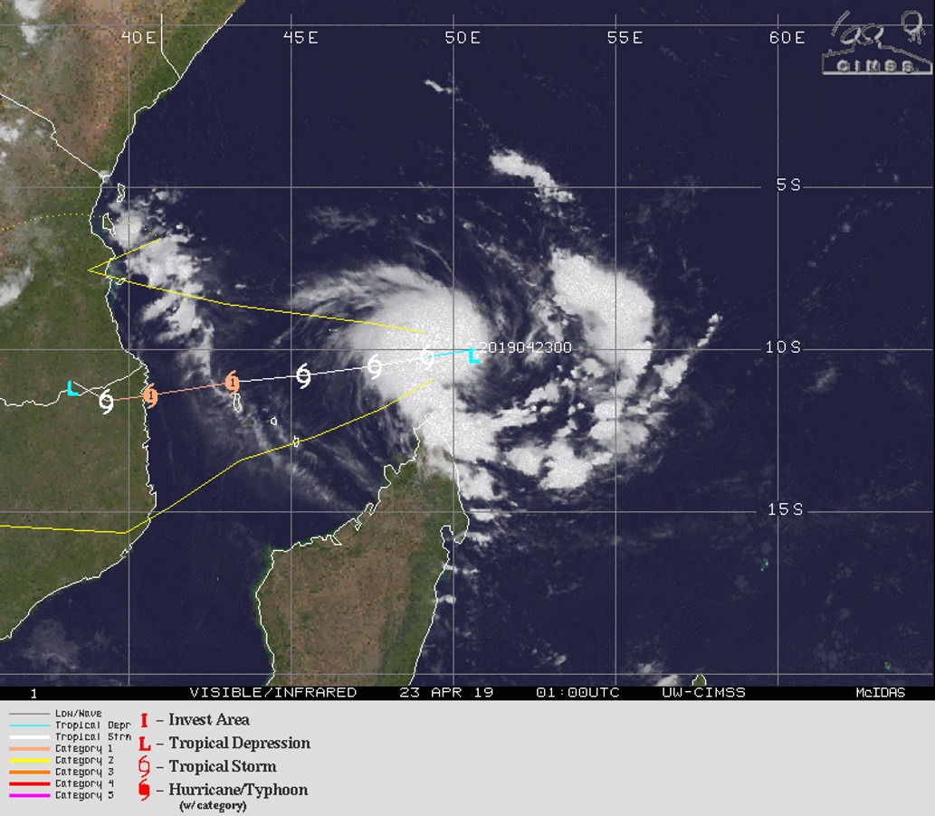 03UTC: TC 24S has formed, forecast to intensify and reach category 1 US in 48hours