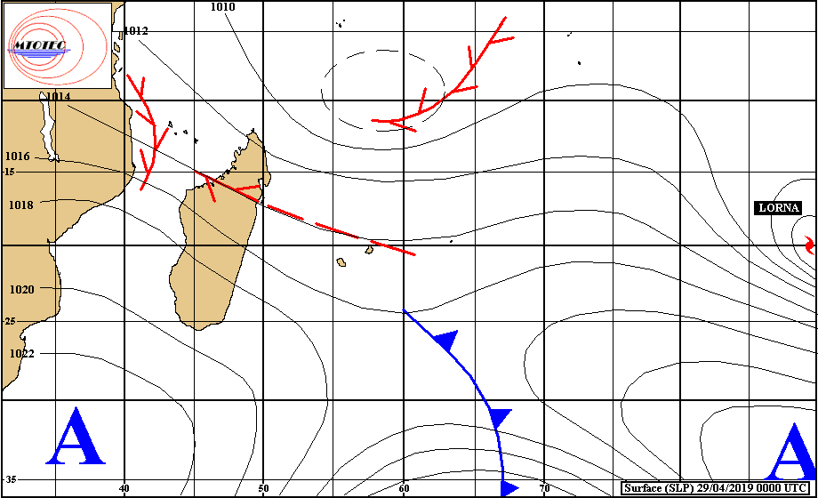 Carte établie à 4h ce matin. MTOTEC