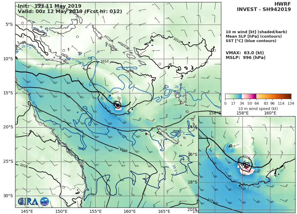 HWRF AT 12UTC: 63KT AT +12H