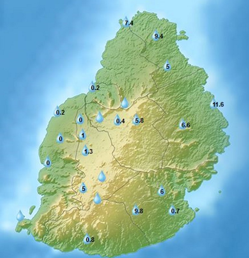 A 4heures ce matin: cumuls de pluie de 24heures dans les stations de MMS. Après l'épisode pluvieux de la nuit de Samedi à Dimanche retour à un temps moins humide. MMS A 4heures ce matin: cumuls de pluie de 24heures dans les stations de MMS. Après l'épisode pluvieux de la nuit de Samedi à Dimanche retour à un temps moins humide. MMS
