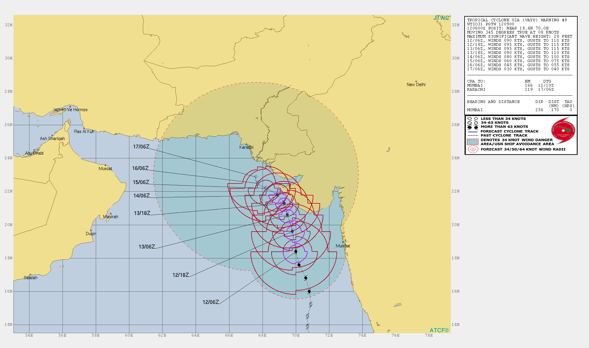 INTENSITY FORECAST TO PEAK WITHIN 24H