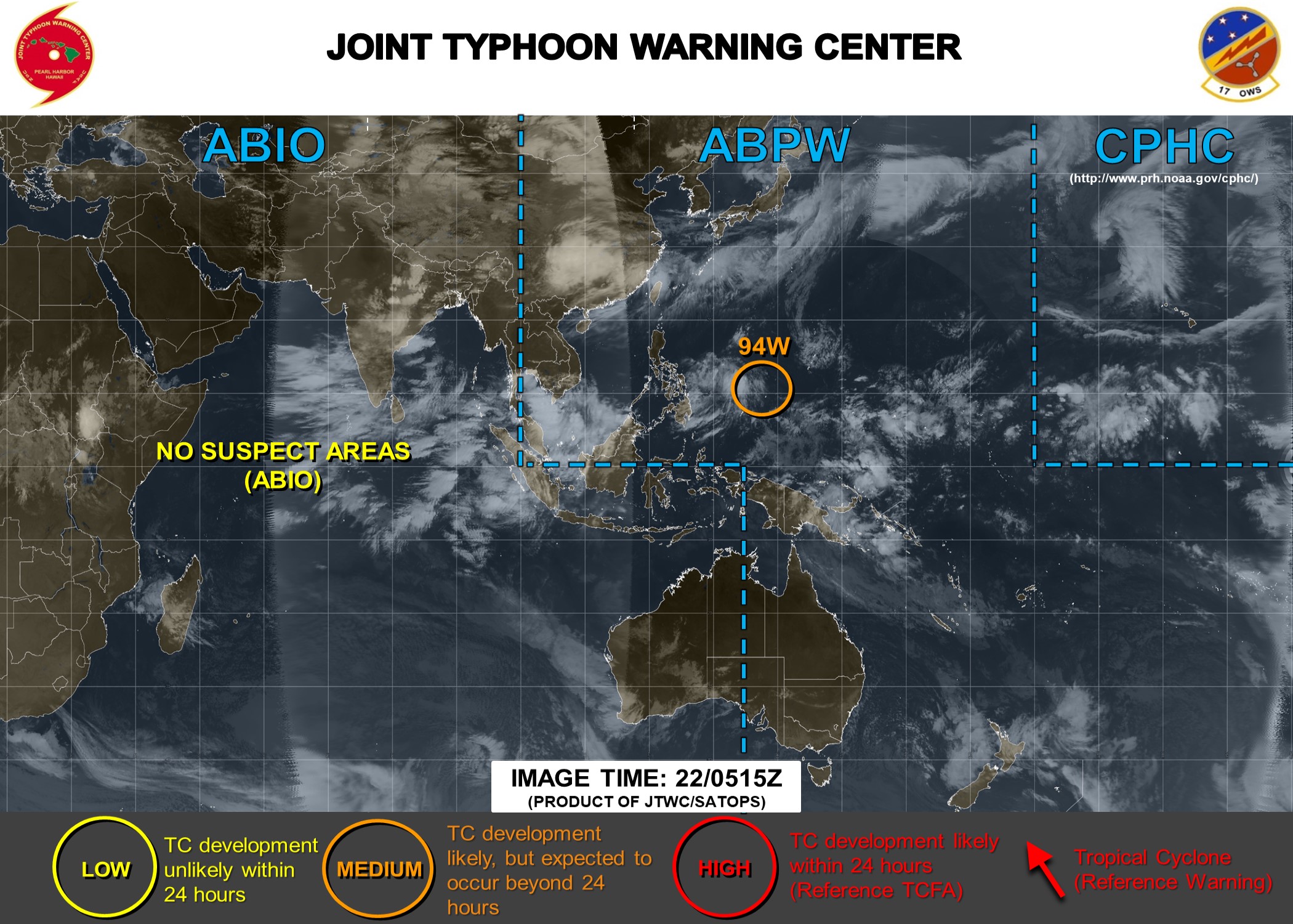 INVEST 94W: models do not agree on development potential