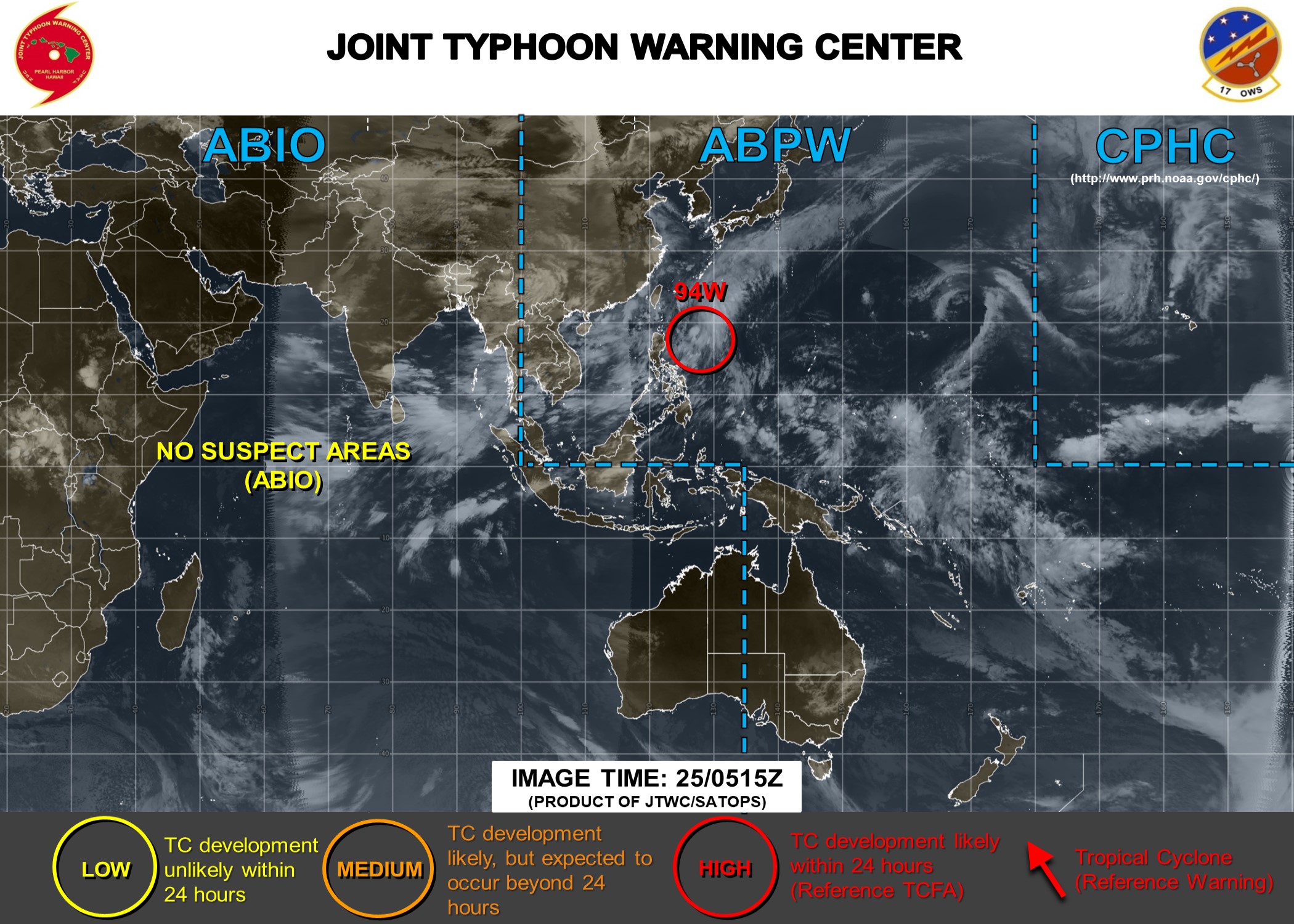 TCFA ISSUED BY THE JTWC