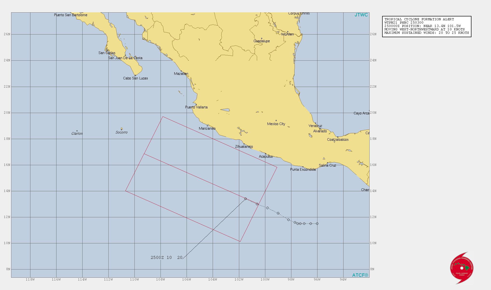 TROPICAL CYCLONE FORMATION ALERT