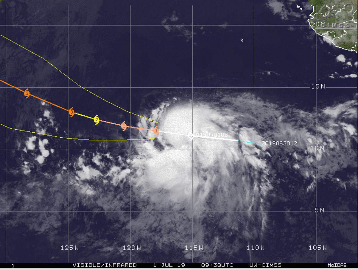 WARNING 4: CATEGORY 1 FORECAST WITHIN 12H