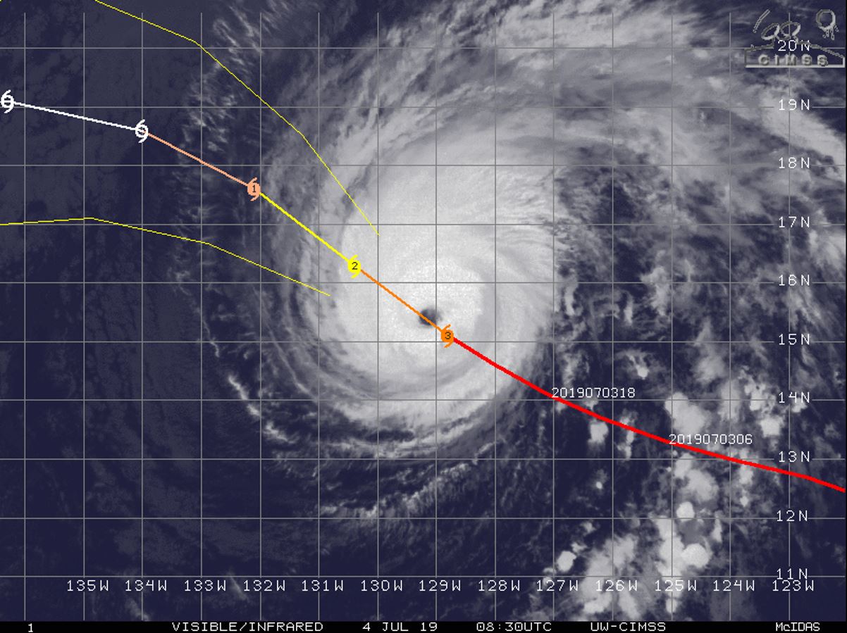 INTENSITY IS FORECAST TO FALL BELOW 35KNOTS AFTER 72H