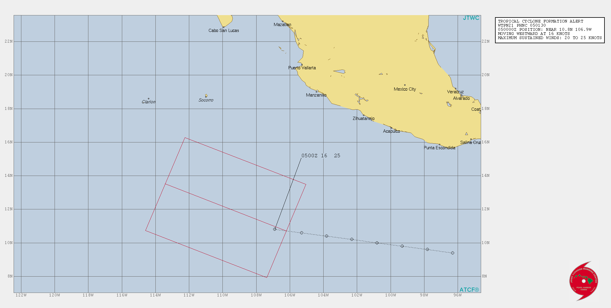INVEST 95E: likely development next 36hours