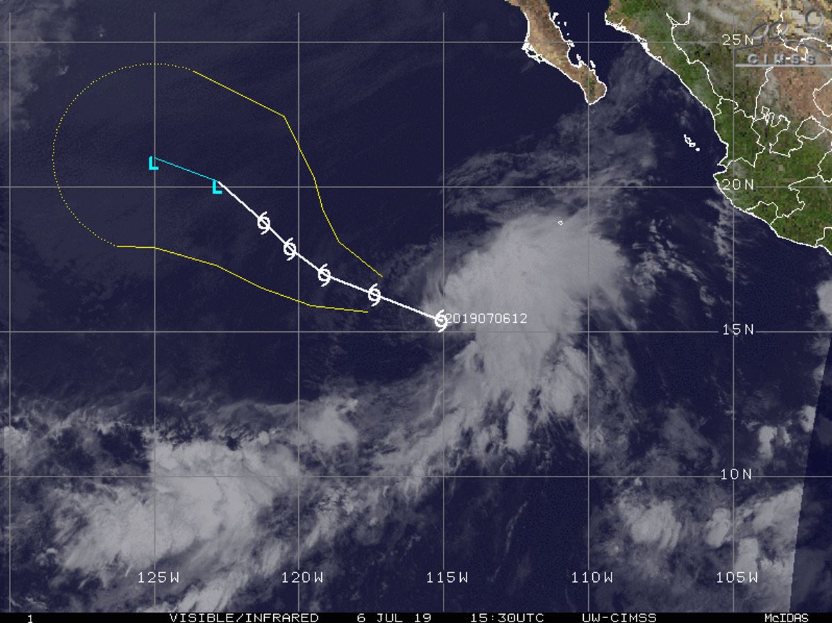 INVEST 95E is now TS COSME(03E), not expected to intensify further 