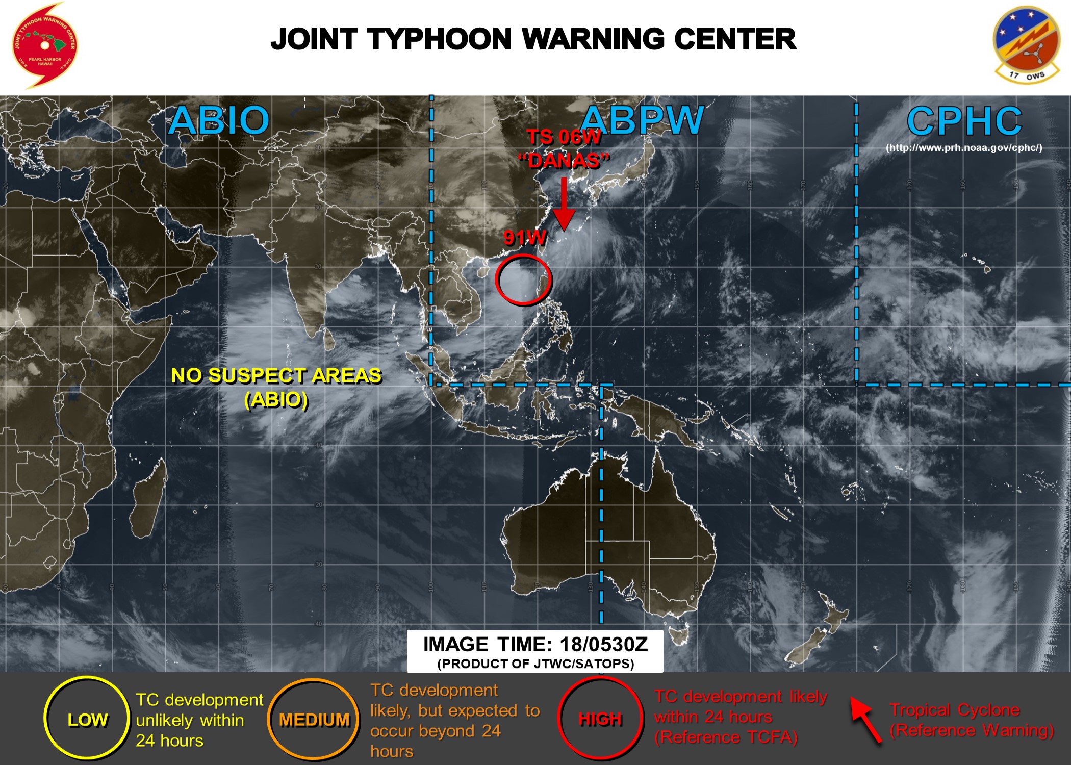INVEST 91W is upgraded to HIGH but possible intensification does appear limited INVEST 91W is upgraded to HIGH but possible intensification does appear limited