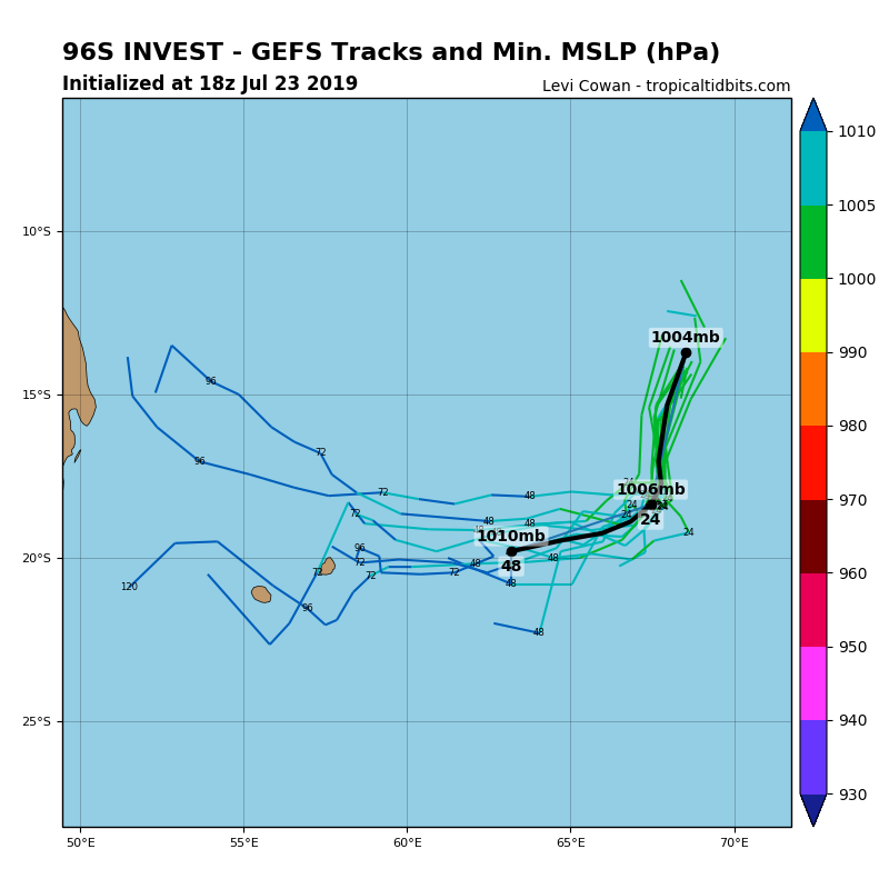 INVEST 96S: LIMITED GUIDANCE WITH NO DEVELOPMENT DEPICTED