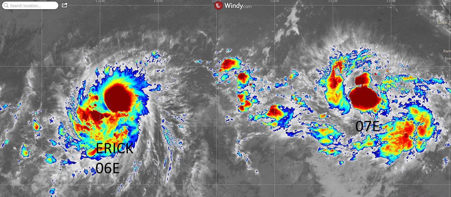 TS ERICK(06E) forecast to intensify rapidly next 48h up to Category 3 US TS ERICK(06E) forecast to intensify rapidly next 48h up to Category 3 US