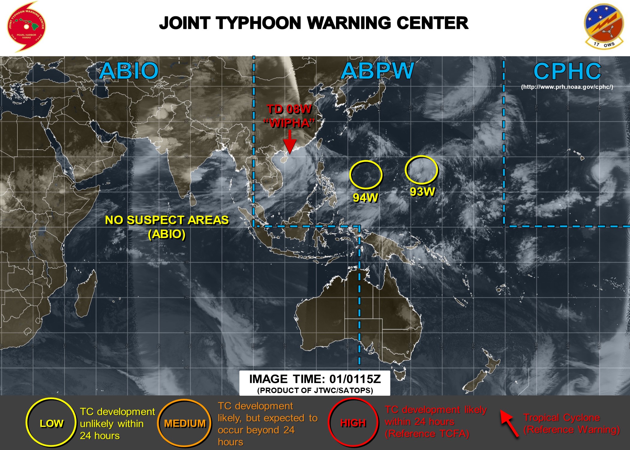Western North Pacific: Invest 93W and Invest 94W under watch