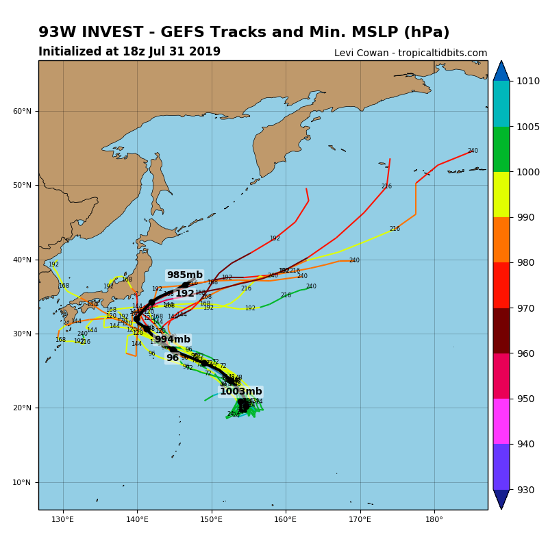 INVEST 93W: GUIDANCE