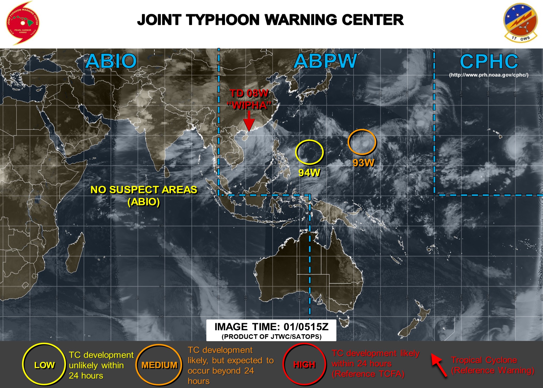 INVEST 93W UPGRADED TO MEDIUM