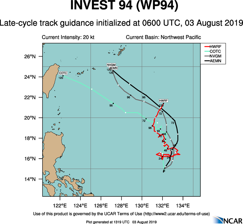 Invest 94W: Tropical Cyclone formation Alert issued