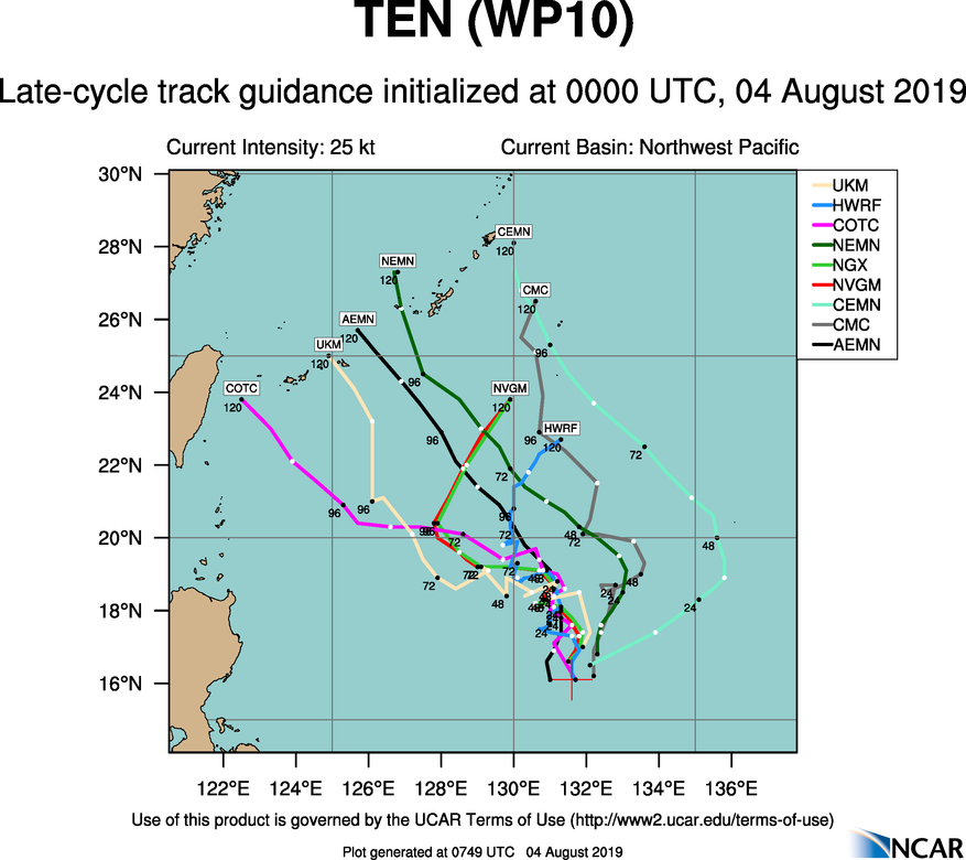 10W: TRACK GUIDANCE 10W: TRACK GUIDANCE