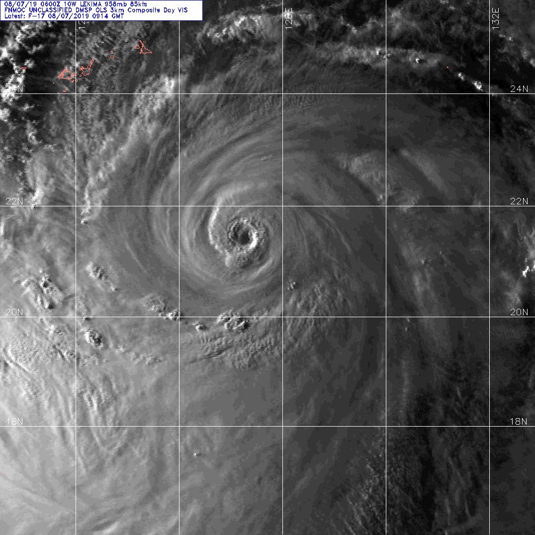 07/0914UTC. DMSP. TY LEKIMA(10W)