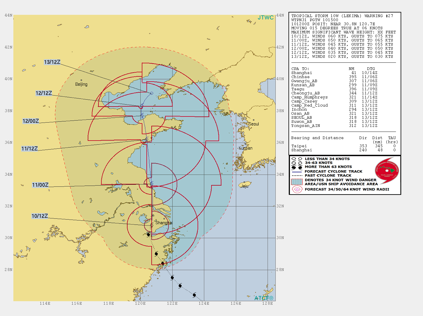 LEKIMA(10W): WARNING 27