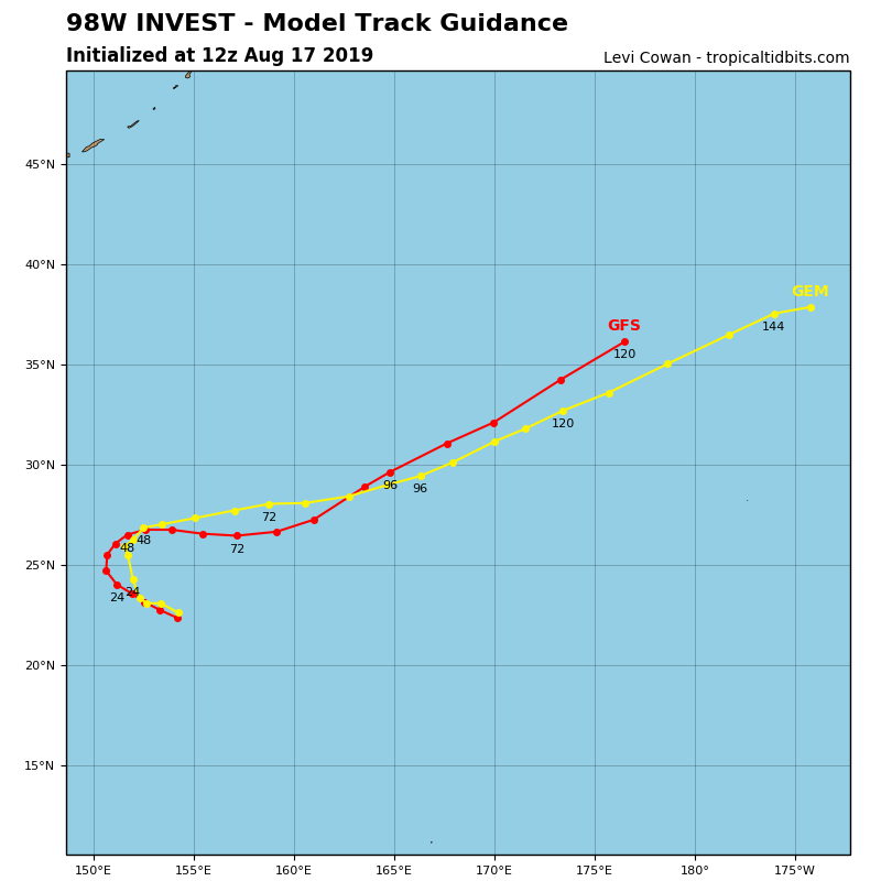 Invest 98W and Invest 97W updates