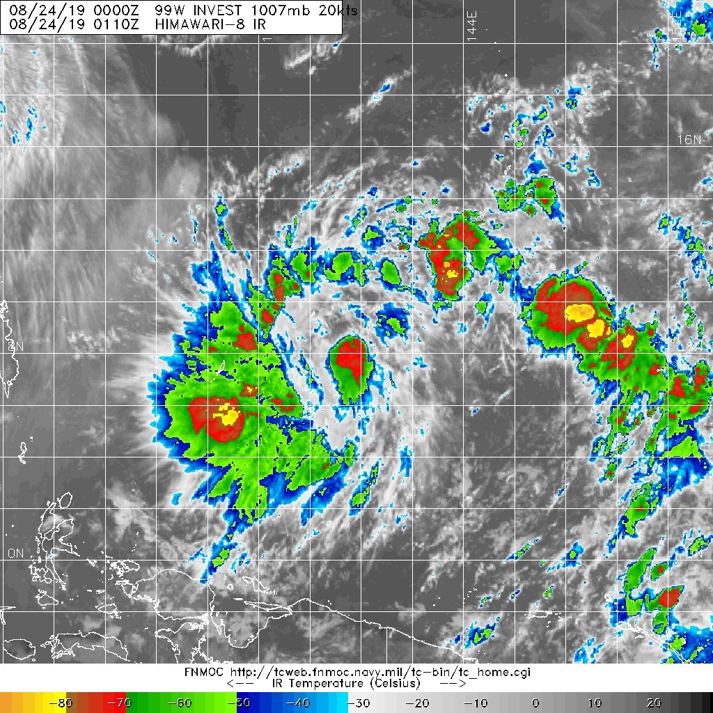 24/0110UTC. INVEST 99W. 24/0110UTC. INVEST 99W.