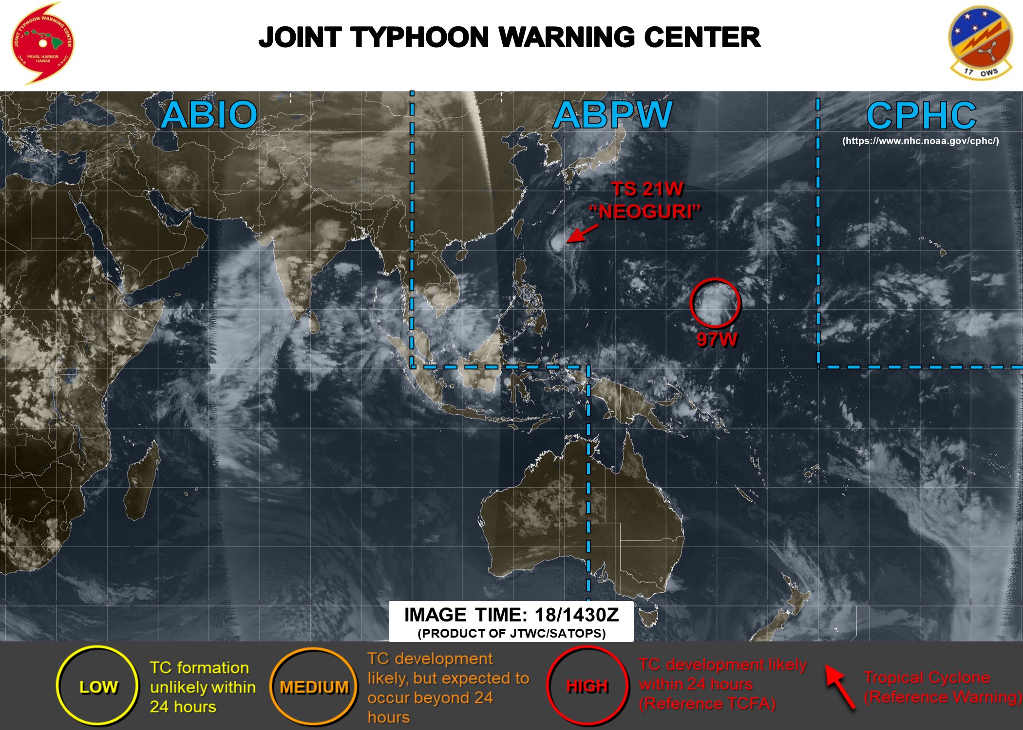 Invest 97W: Tropical Cyclone Formation Alert