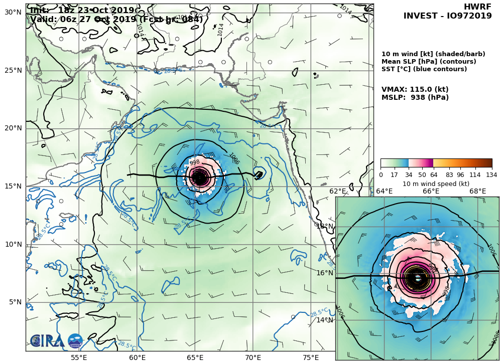 INVEST 97A: HWRF: 115KNOTS AT +84H