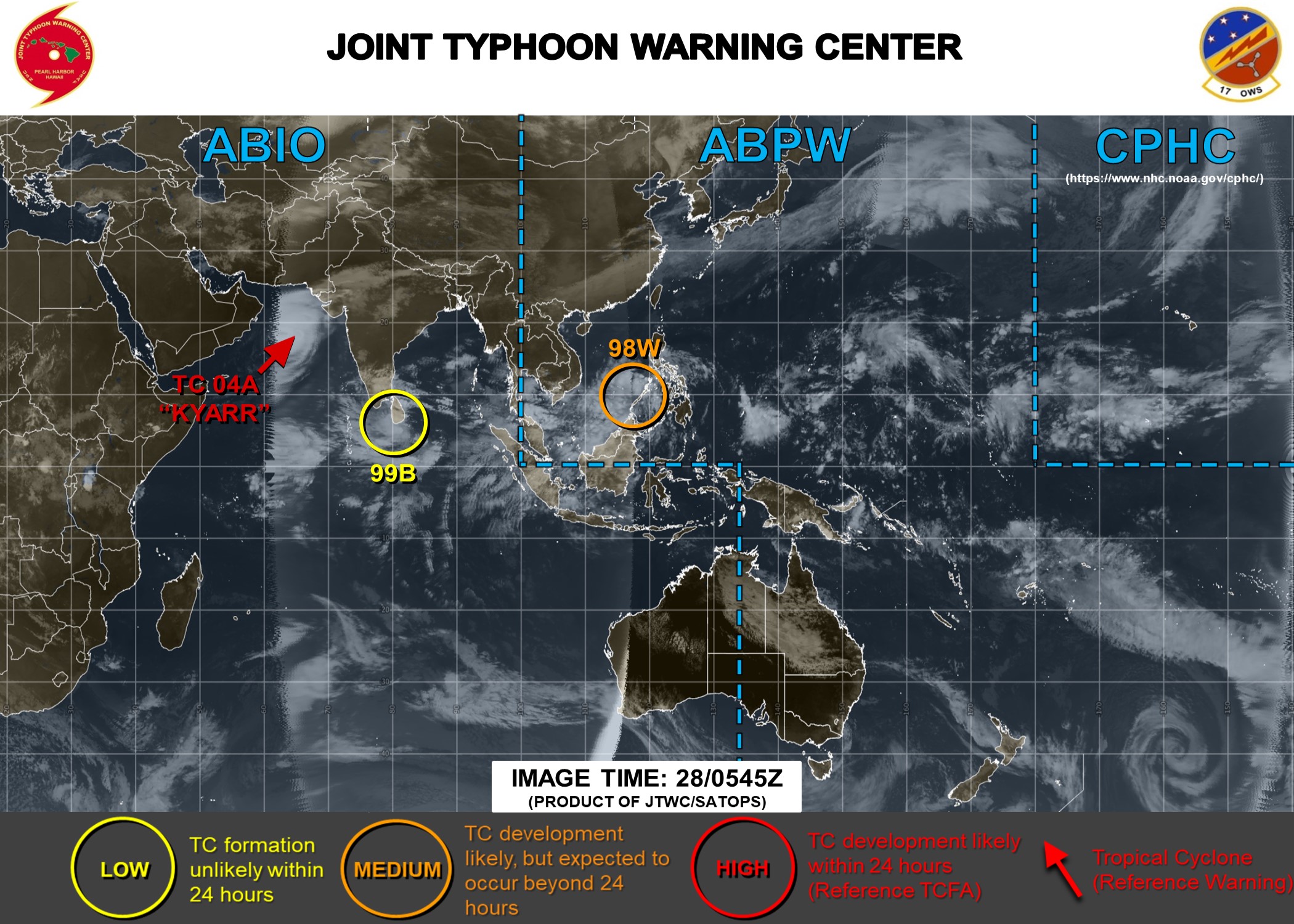 Invest 98W may intensify once over the South China Sea