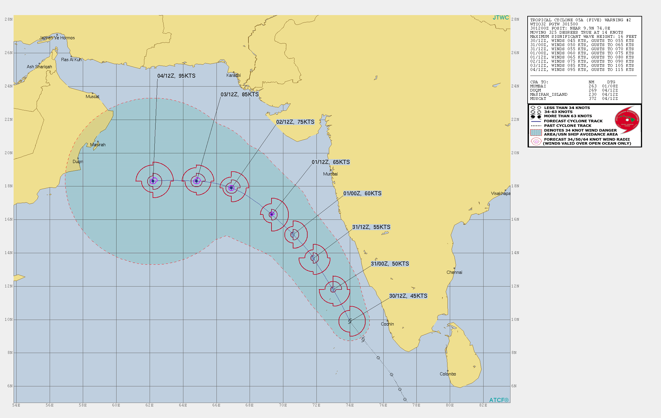 TC 05A: GRADUAL INTENSIFICATION EXPECTED UP TO MINIMAL TYPHOON INTENSITY IN 48H