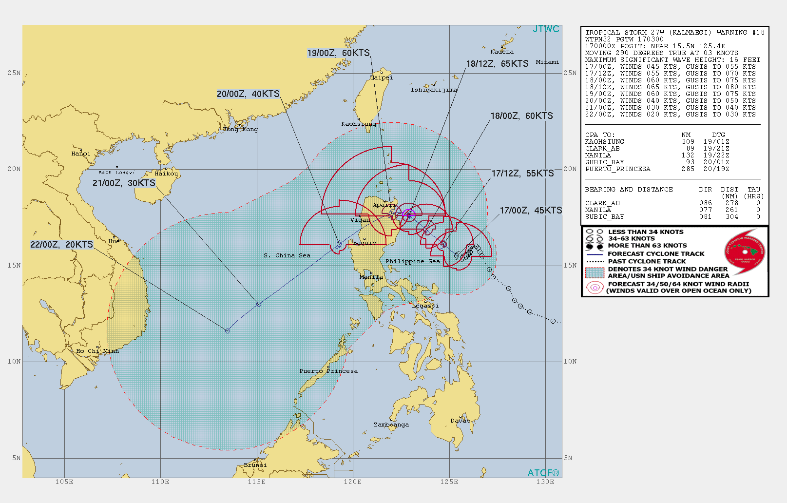 TS 27W: SLOWLY APPROACHING NORTHEAST LUZON WHILE INTENSIFYING