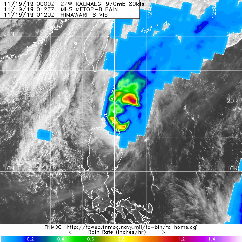 Typhoon Kalmaegi: forecast landfall near Aparri within 12h. Invest 93W: Trop Cyclone Formation Alert