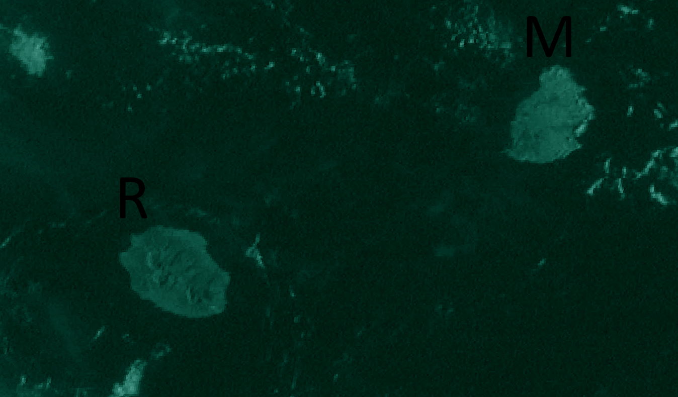 La Réunion et Maurice vues par le satellite indien Insat3D à 7h15 ce jeudi matin. IMD