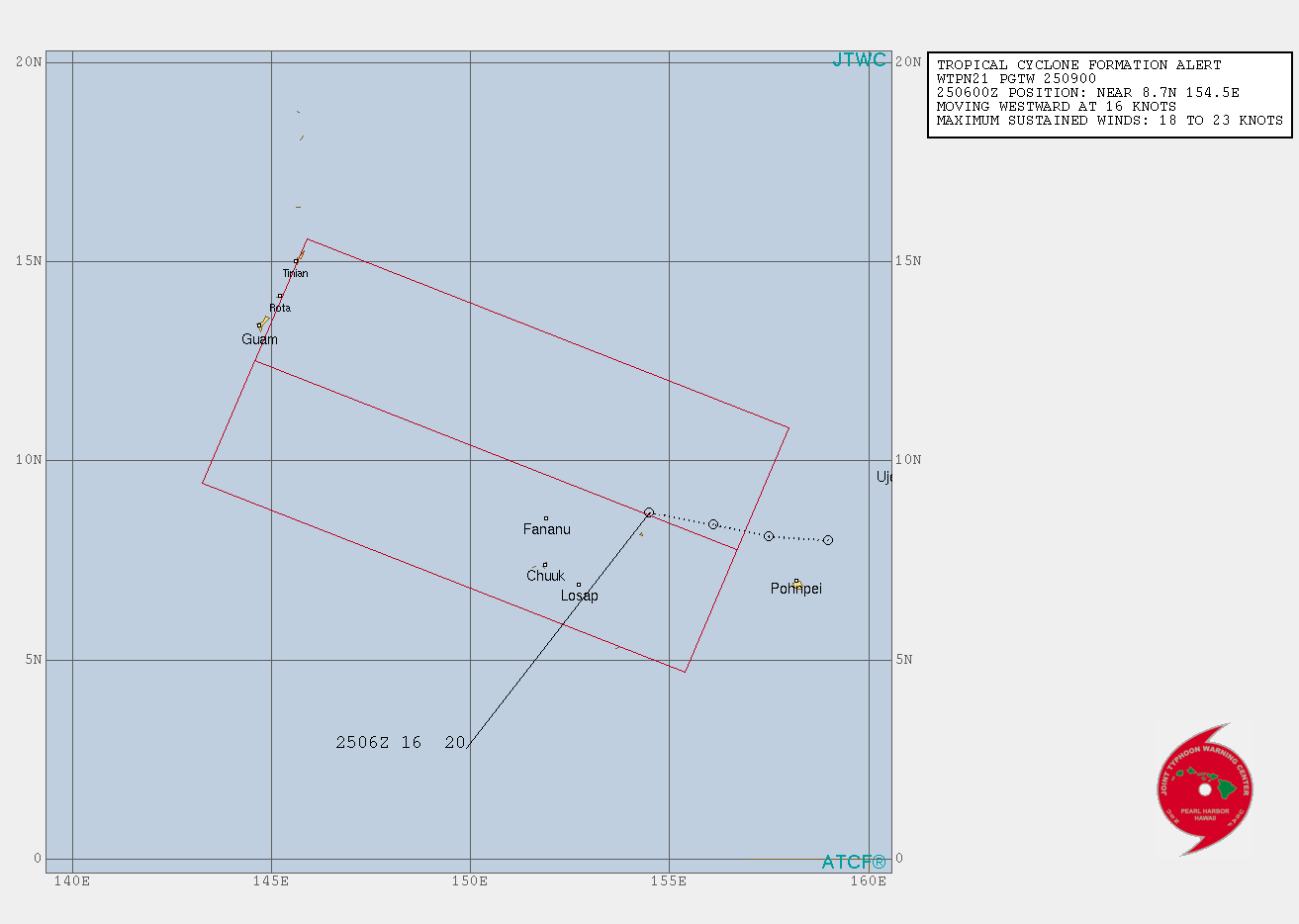 INVEST 94W: TCFA