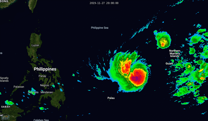Typhoon Kammuri could intensify to category 4 within 3 days while approaching the Philippines