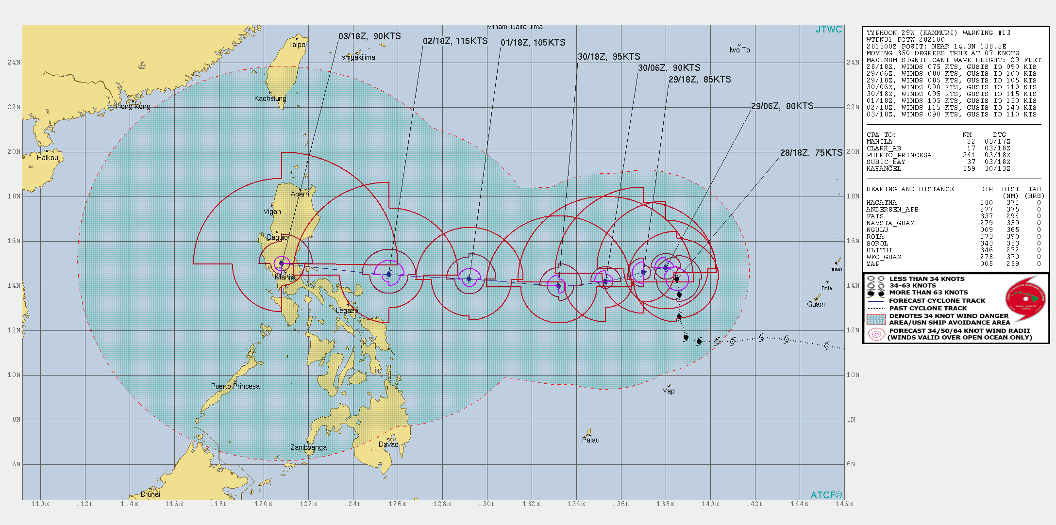 FORECAST TO GRADUALLY INTENSITY TO CATEGORY 4 IN 4 DAYS