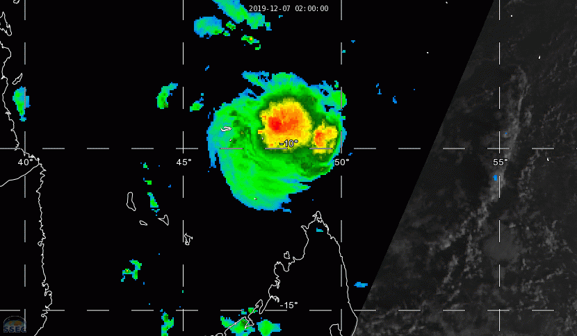 Le cyclone tropical BELNA s'intensifie à 440km de Mayotte, menace directe possible pour Mada lundi