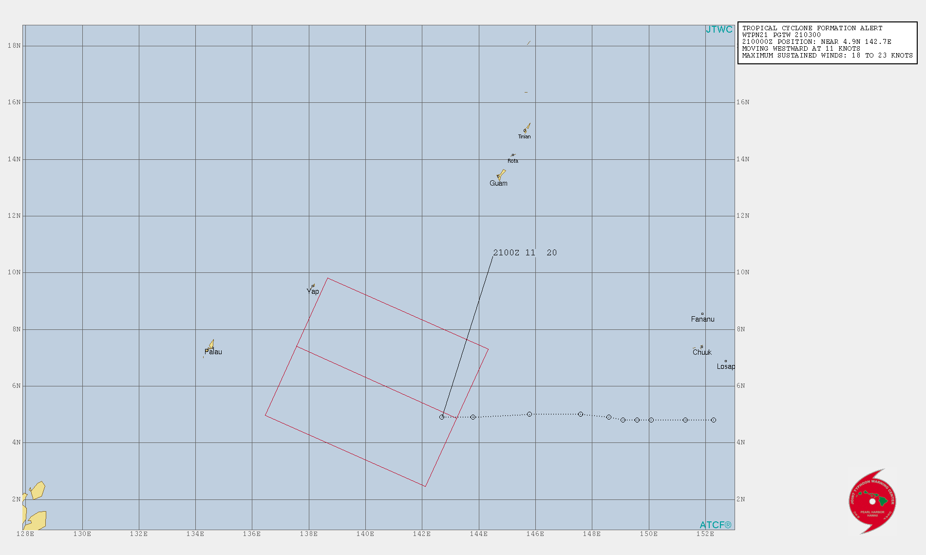 TROPICAL CYCLONE FORMATION ALERT( TCFA)