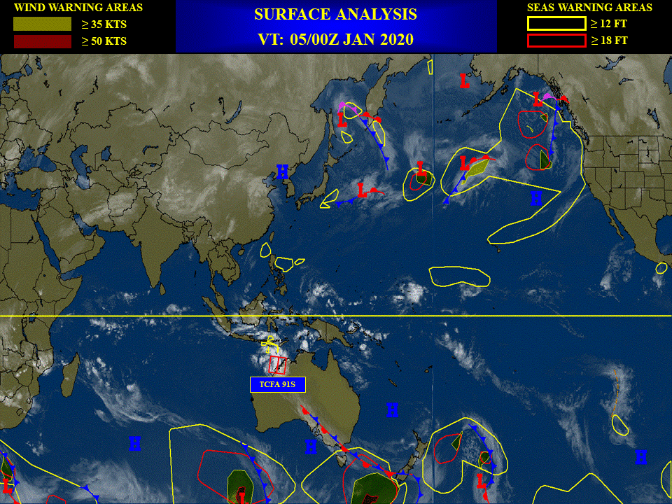 Western Australia: Invest 91S: Tropical Cyclone Formation Alert