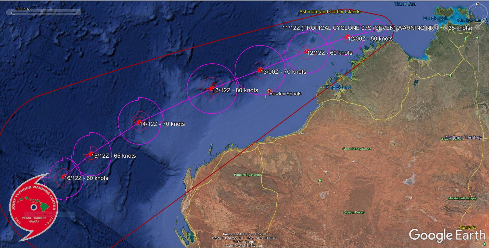 South Indian: 92S now TC 07S, intensifying next 48h over open seas