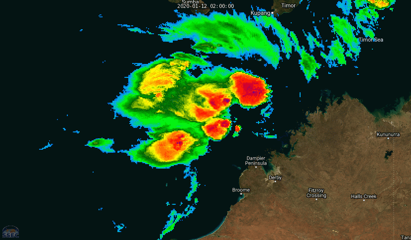South Indian: 07S(CLAUDIA) forecast to reach Typhoon intensity within 12hours