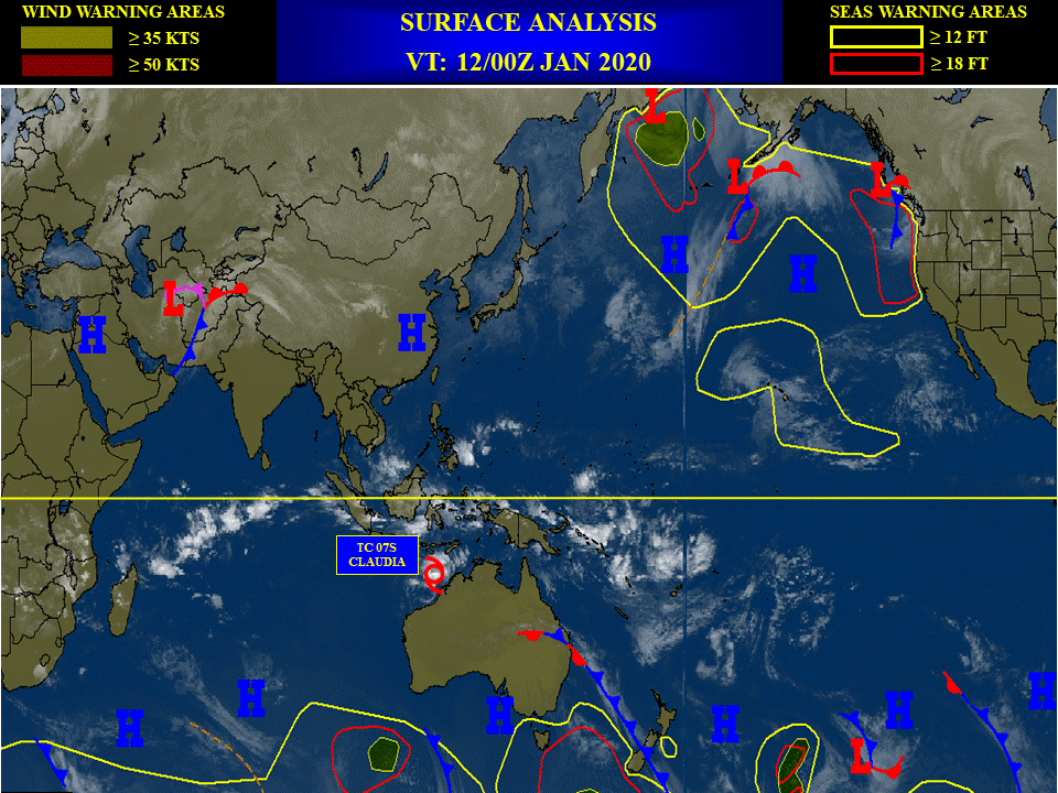 South Indian: 07S(CLAUDIA) forecast to reach Typhoon intensity within 12hours