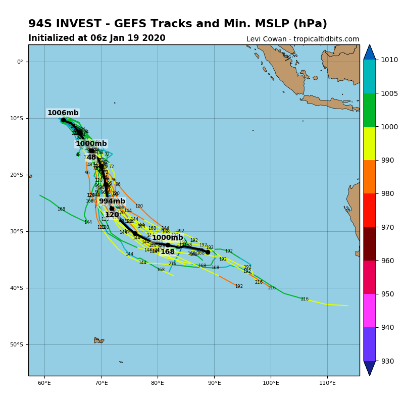 South Indian: Invest 94S: development potential: Medium for the next 24h