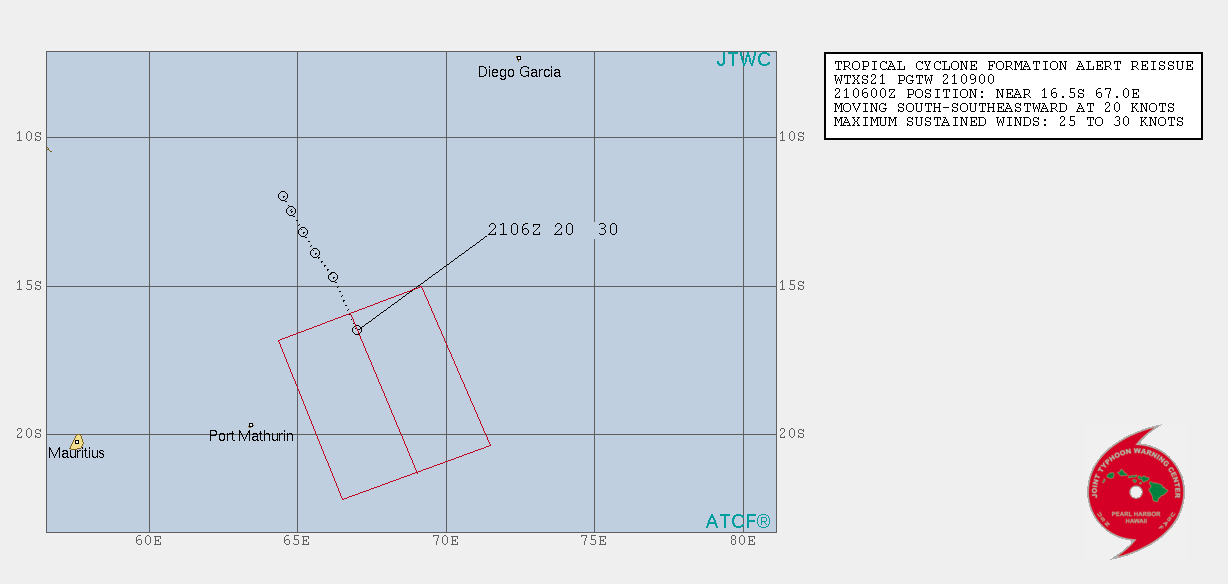 South Indian: Invest 94S: asymmetric circulation, 2nd TCFA bulletin
