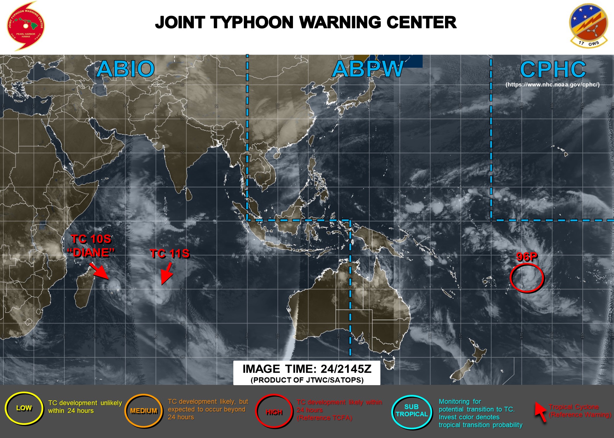 South Pacific: Invest 96P: Tropical Cyclone Formation Alert