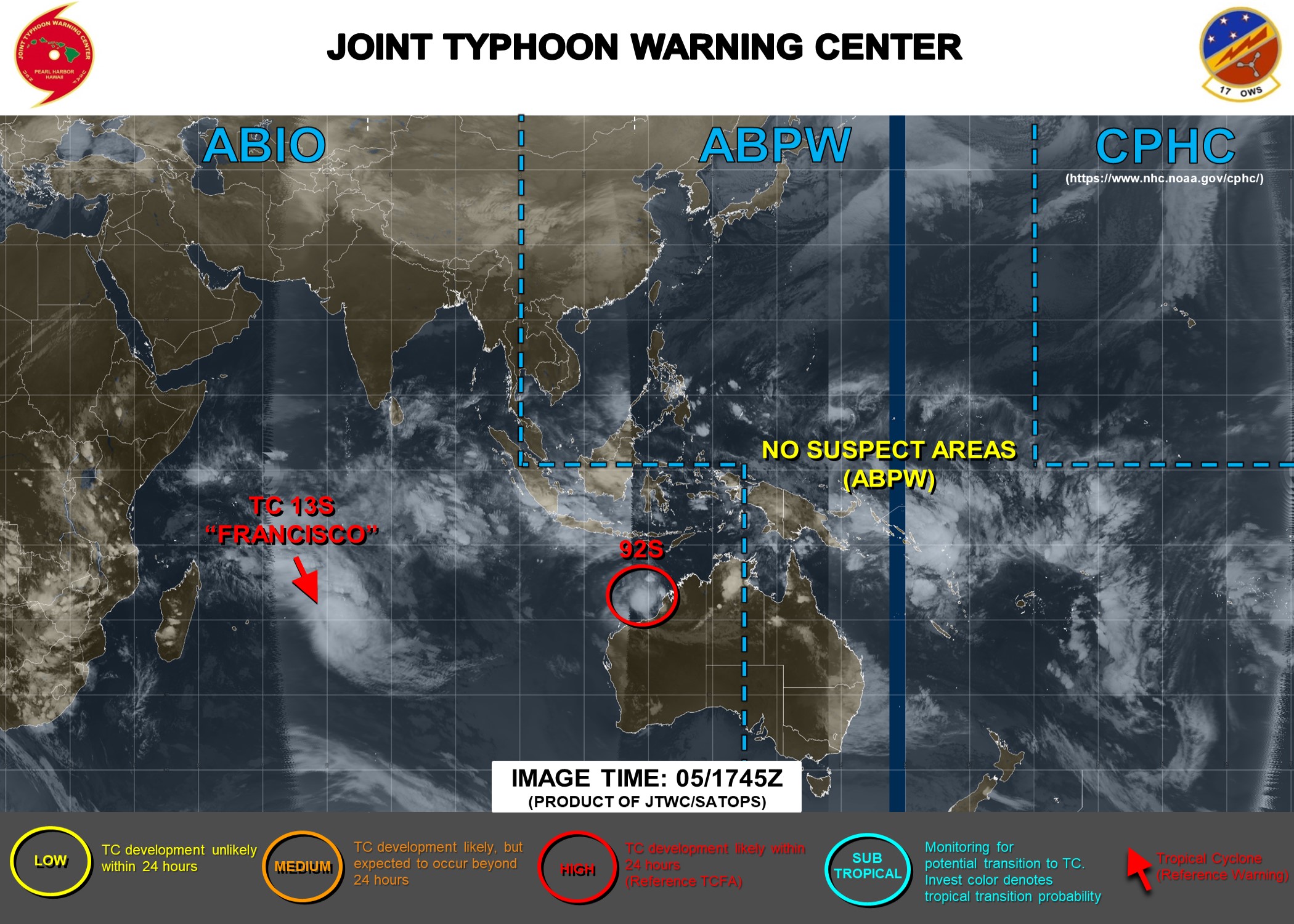 JTWC AT 02/05 18UTC