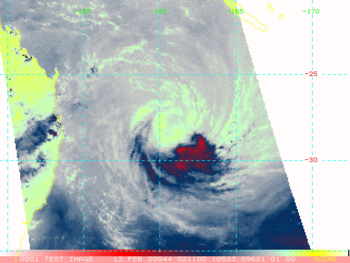 South Pacific: TC 15P(UESI) ,Final Warning, peak intensity was 80knots ( CAT 1US)