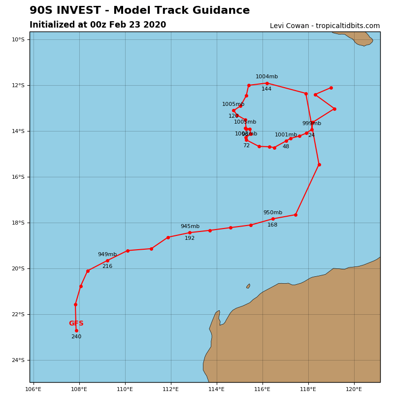 TC 18P(WASI) , Invest 99P and Invest 90S: updates at 23/06UTC